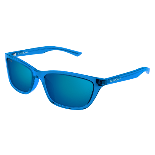 Balenciaga BB0403SK Sunglasses 004 BLUE 58mm