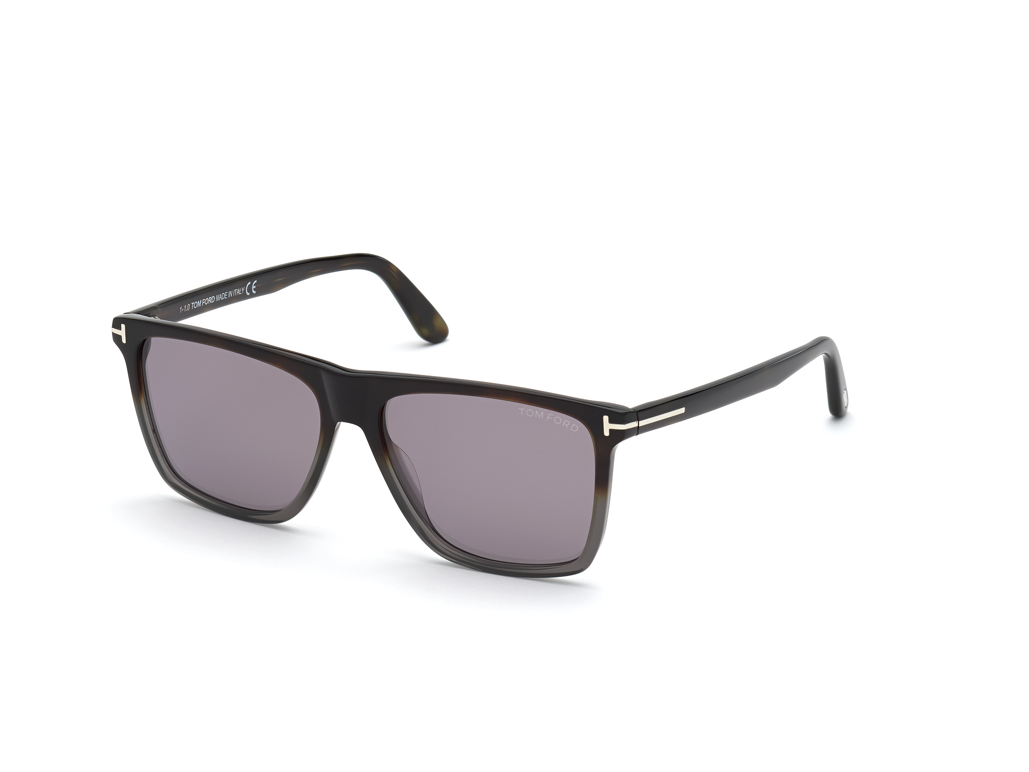 TOM FORD FT0832 FLETCHER Sunglasses 01V - SHINY BLACK 57mm