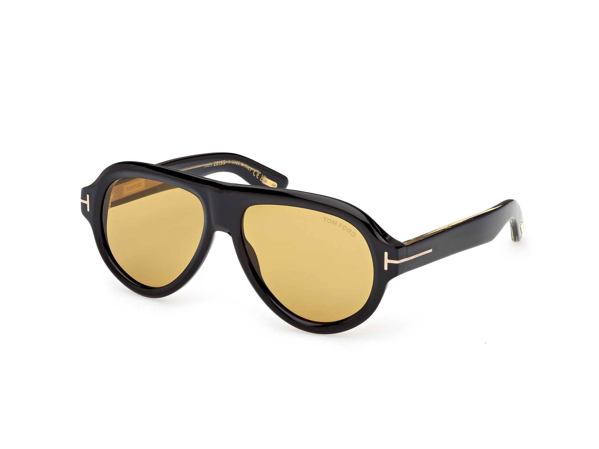 TOM FORD ICON FT1225 Sunglasses 52N - DARK HAVANA / DARK HAVANA 59mm