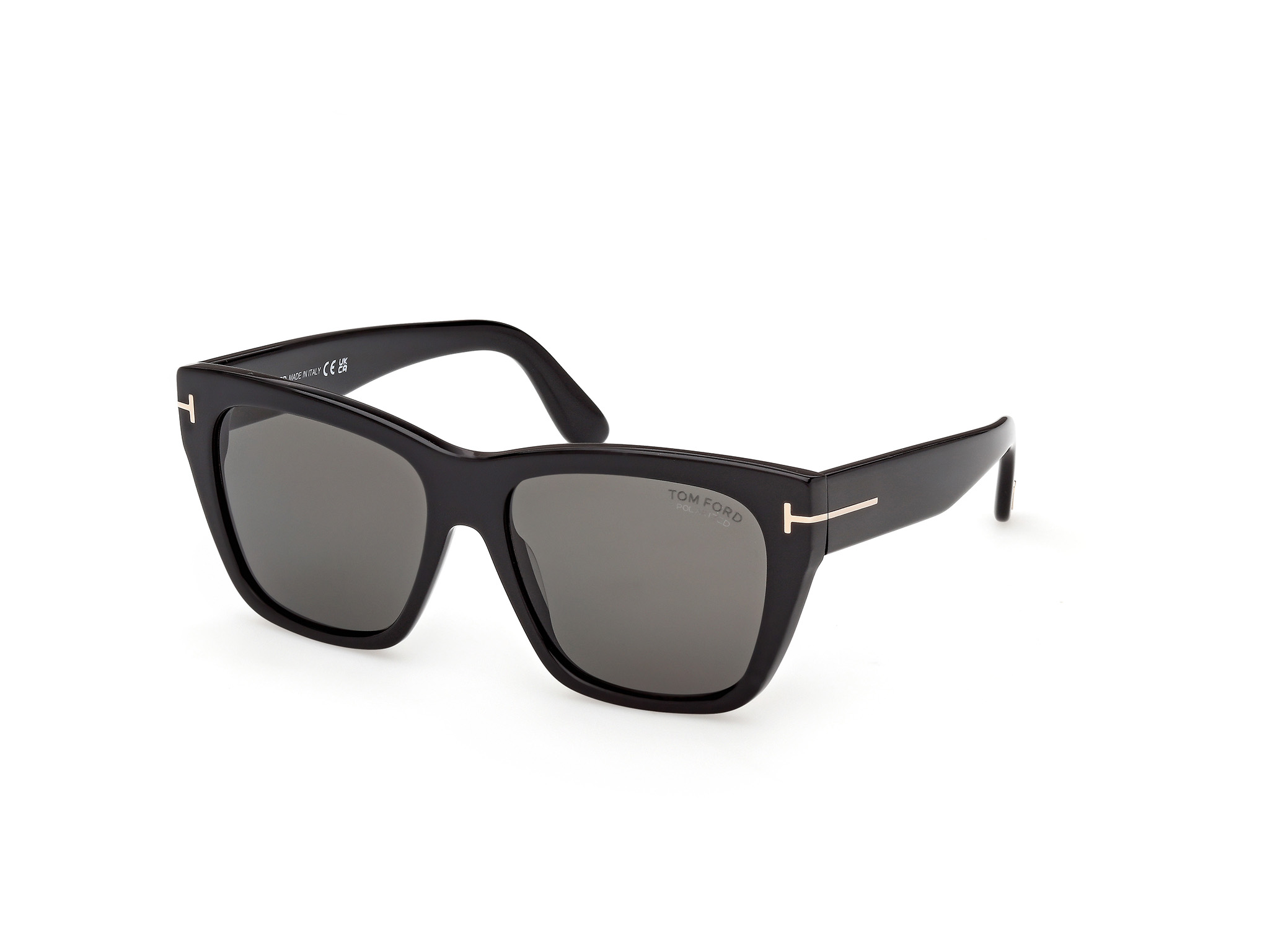 TOM FORD FT1343 FLYNN-02 Sunglasses 01B - SHINY BLACK 55mm