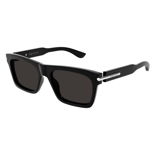 Alexander-McQueen AM0495S Sunglasses 001 BLACK 55mm