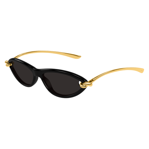 Bottega-Veneta BV1390S Sunglasses 001 BLACK 56mm