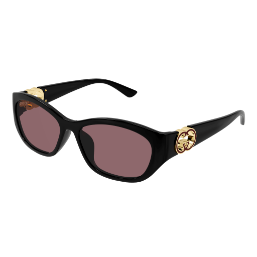Gucci GG1826SK Sunglasses 007 BLACK 57mm