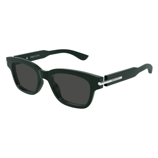 Alexander-McQueen AM0497S Sunglasses 004 GREEN 51mm