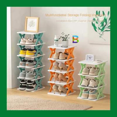 5 Layer Shoe Rack by buyonebd – Lightweight vertical shoe organizer for Bangladeshi homes and hostels