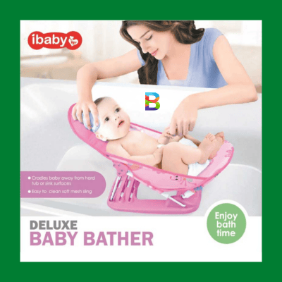 Baby Bather Deluxe – Ergonomic, soft fabric for baby’s comfort"