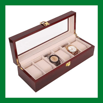 Watch Box 6 Grid Wooden from buyonebd – Stylish Storage for Watches and Jewelry
