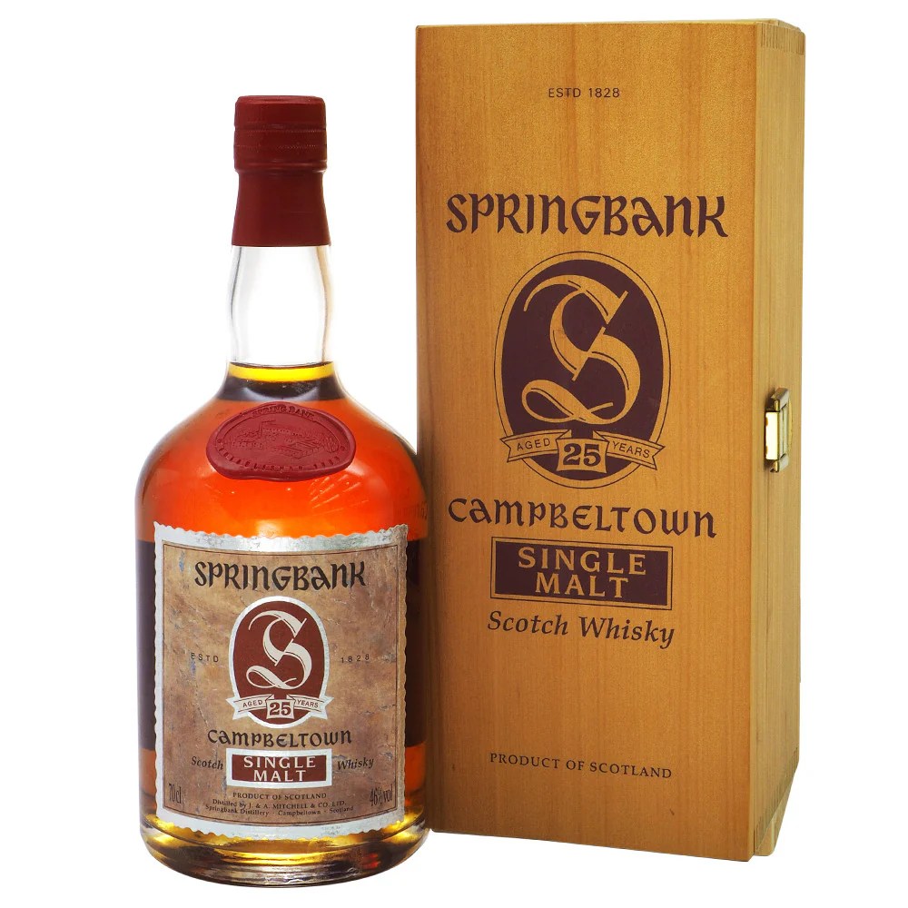 【希少品】SPRINGBANK 25years old 750ml Springbank 25 Year Old - The Whisky Shop - San Francisco