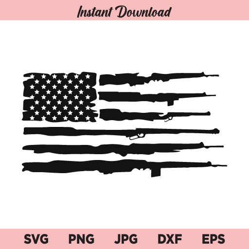 Made in the usa svg files for cricut designs | 4th of july svg files. Gun Flag Svg American Flag Made With Guns Svg Gunflag Svg Rifle Flag Svg Png Dxf Cricut Buy Svg Designs