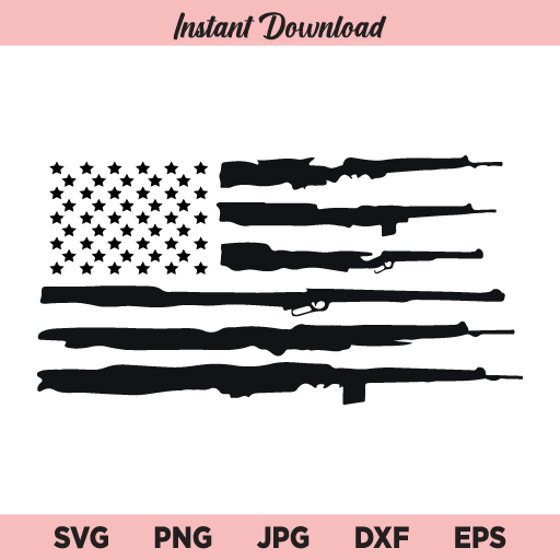 Svg design,svg download,free svg cut files,free svg files for cricut & silhouette crafters,free svg cutting files,svg files,svg cuts,svg . Distressed Gun Flag Svg Rifle Flag Svg American Flag Svg Us Flag Svg Png Dxf Cricut Cut File Clipart Silhouette Buy Svg Designs