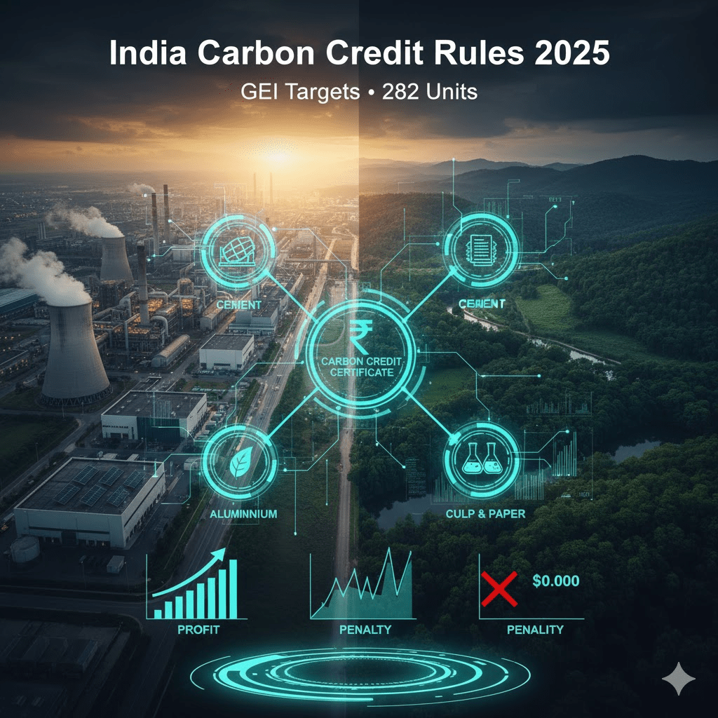 India's Carbon credit rules 2025