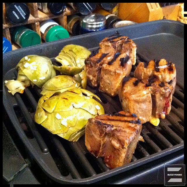 Grilled Artichokes buzzyfoods