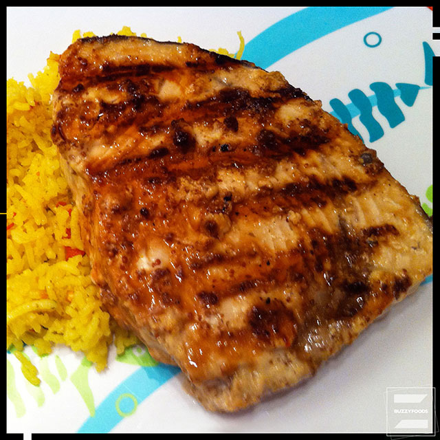 Indonesian Grilled Swordfish Steak buzzyfoods