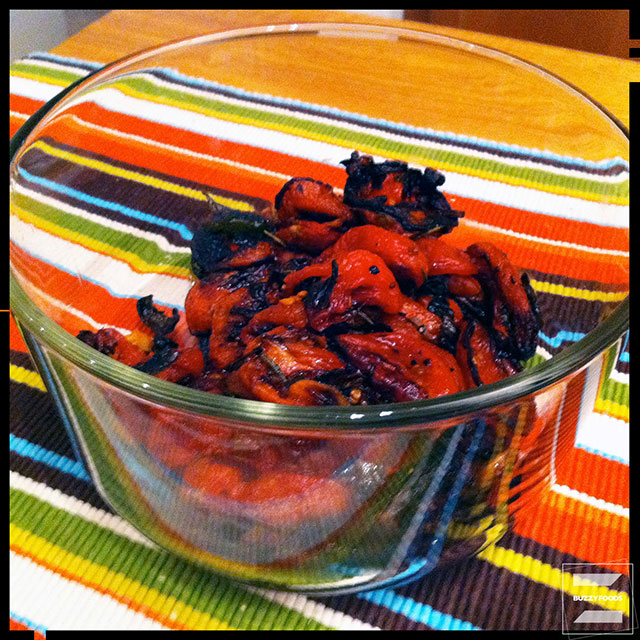 Pelati al Forno (ermmm, oven roasted canned tomatoes) buzzyfoods