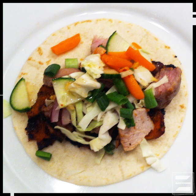 Vietnamese BBQ Tacos buzzyfoods