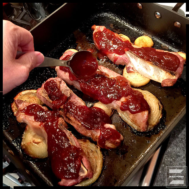 Pepper Jelly Barbecue Ribs buzzyfoods