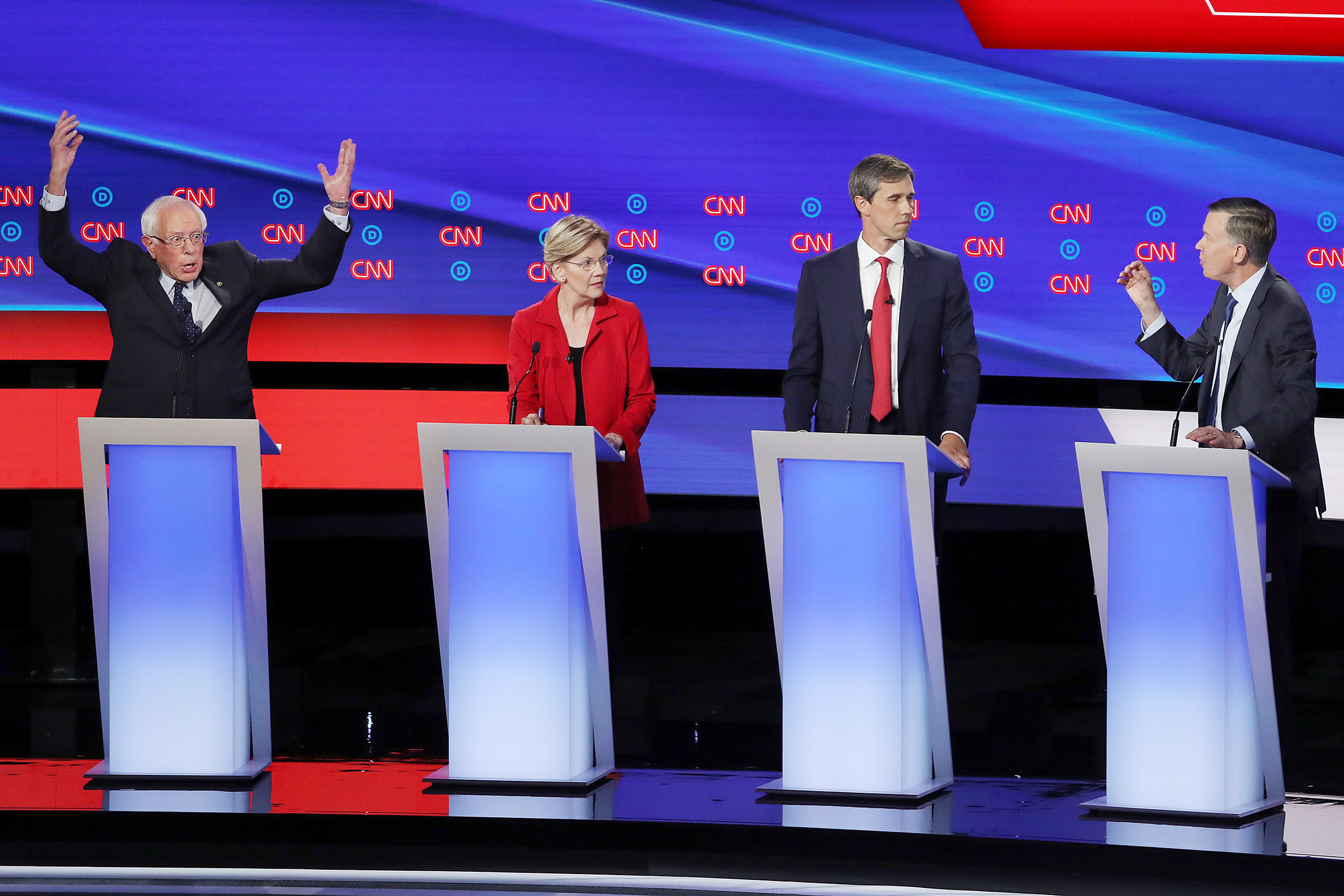 Image: Democratic Presidential Candidates Debate In Detroit Over Two Nights