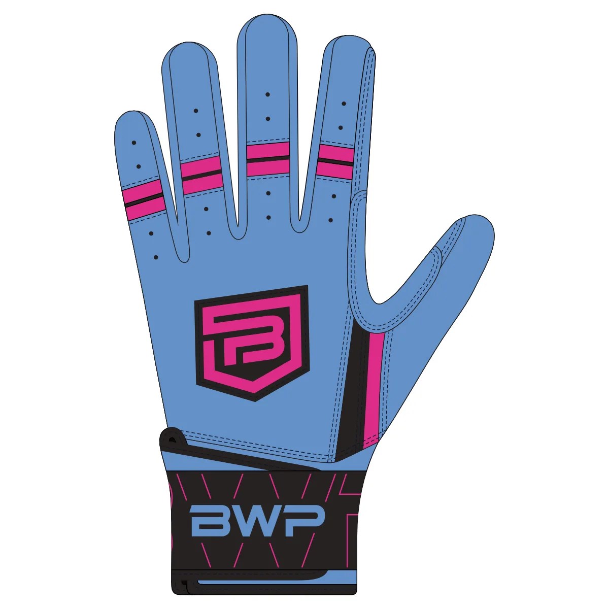 Batting Glove - Carolina/Pink