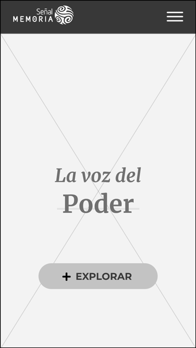 Before screen of the homepage