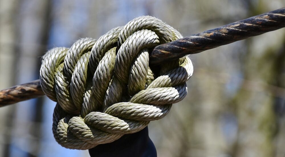 Roof Surrounding an Iron Rod