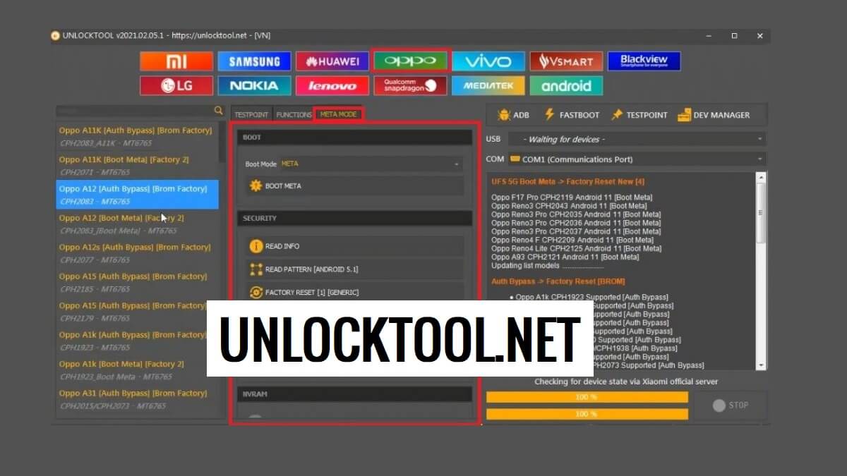 Unlocktool driver