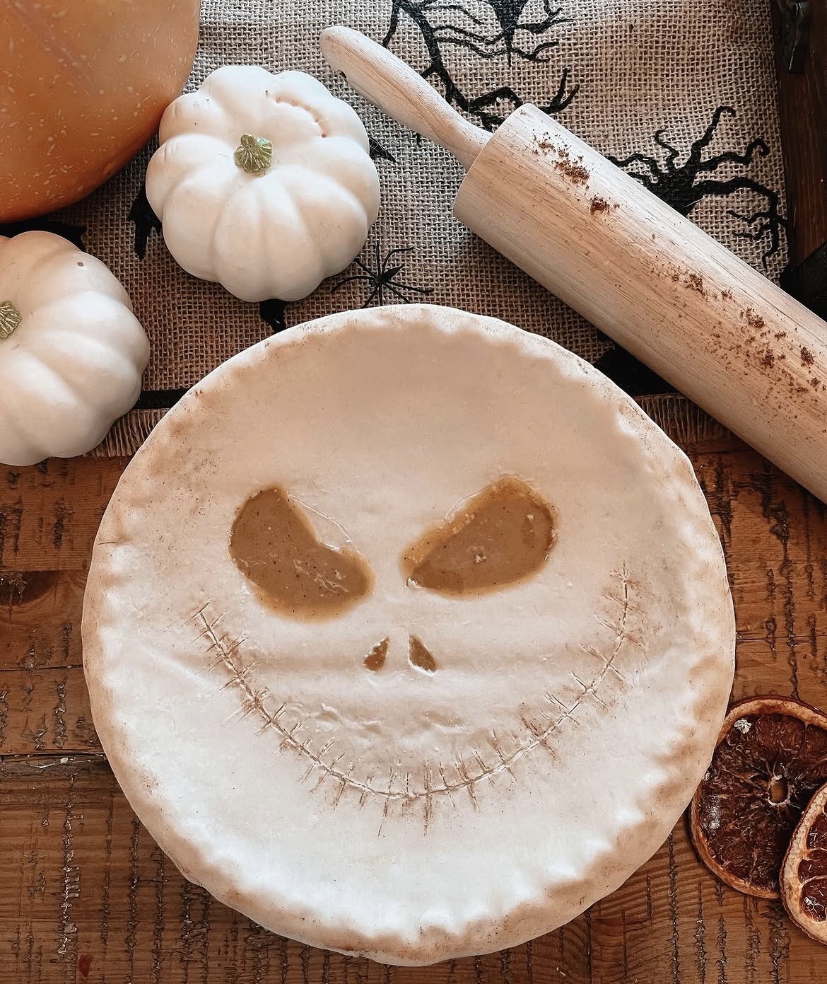 Homemade Vegan Pumpkin Pie from a real pumpkin 🎃