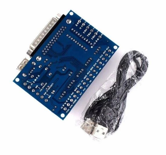 5 Axis Cnc Interface Adapter Parallel Breakout Board For Stepper Motor