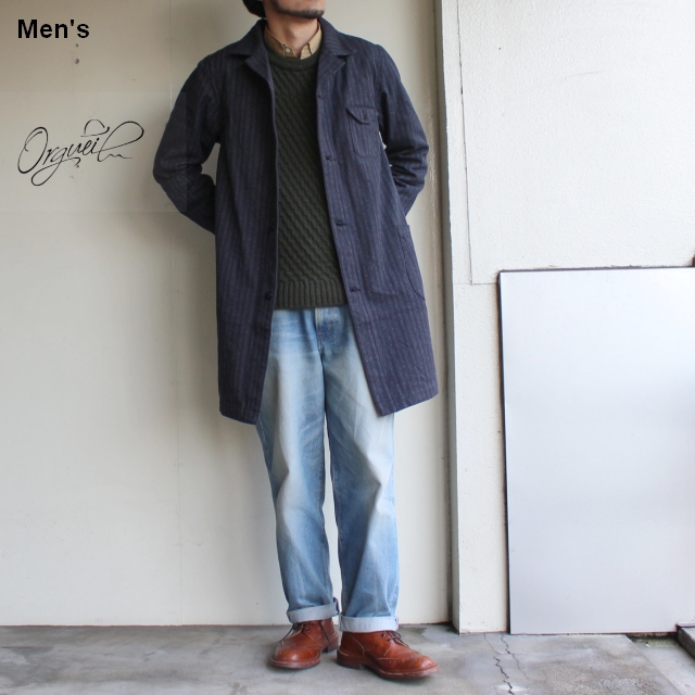 Orgueil フレンチストライプショップコート OR-4133 | C.COUNTLY 