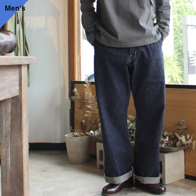Orgueil オルゲイユ Wide Denim Trousers ワイドデニムトラウザー OR