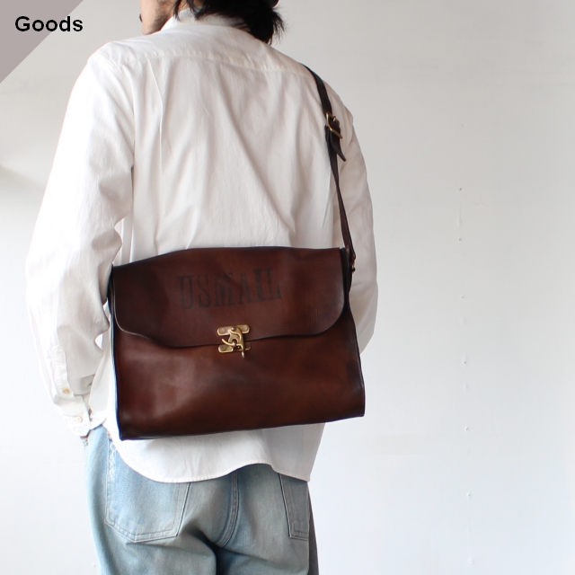 vasco ヴァスコ LEATHER POST SHOULDER BAG オイルドレザーポスト 