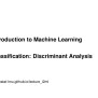 [PPT] - Introduction To Machine Learning Classification: Discriminant ...