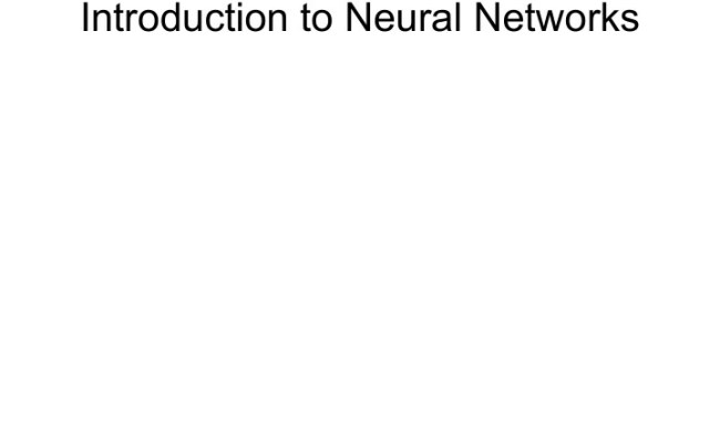 [PPT] - Introduction To Neural Networks Slides From L. Lazebnik, B ...