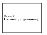 Ppt Dynamic Programming 1 Dynamic Programming Also Solve A Problem
