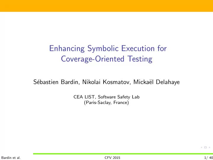 Ppt Symbolic Execution And Program Testing Powerpoint Presentation - Retina Dark Images for Desktop