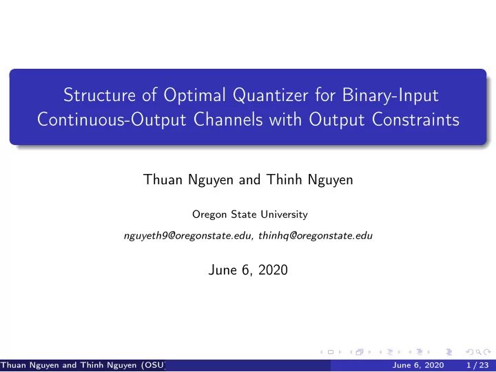Figure 6 From A Recursive Quantizer Design Algorithm For Binary Input Discrete Memoryless - Best Minimal Arts in 4K