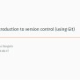 [PPT] - Introduction To Version Control (using Git) Hans Fangohr 2019 ...