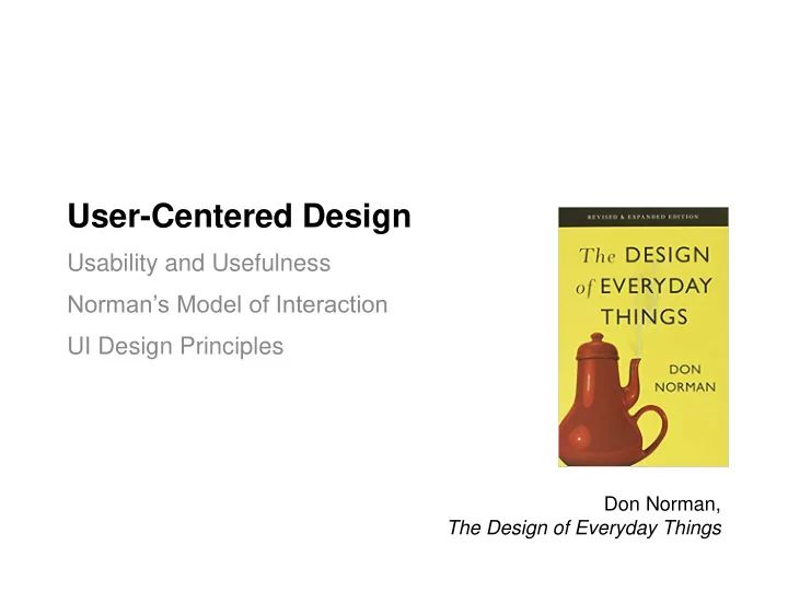 Ppt Introduction To User Centered Design Powerpoint Presentation - HD Landscape Images for Desktop