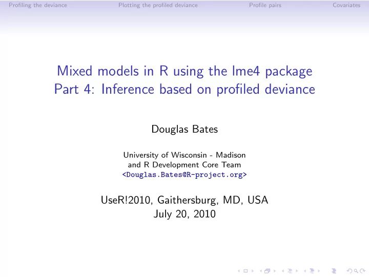 Ppt Mixed Models In R Using The Lme4 Package Part 4 Inference Based On Powerpoint - High Resolution Mountain Patterns for Desktop