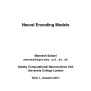 [PPT] - Neural Encoding Models Maneesh Sahani Maneesh@gatsby.ucl.ac.uk ...