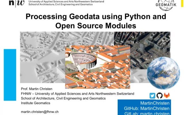[PPT] - Processing Geodata Using Python And Open Source Modules Prof ...