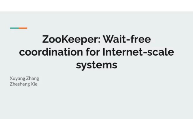 [PPT] - ZooKeeper: Wait-free Coordination For Internet-scale Systems ...