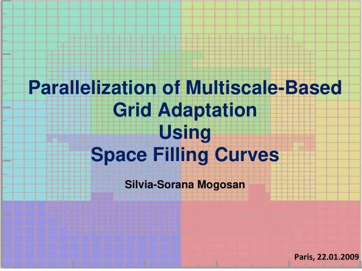 Pdf Parallelisation Of Multiscale Based Grid Adaptation Using - Gradient Photo Collection - 8K Quality