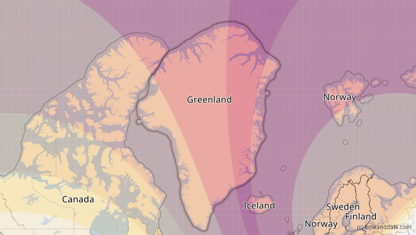 Aug 12 2026 Total Solar Eclipse In Greenland Gl 