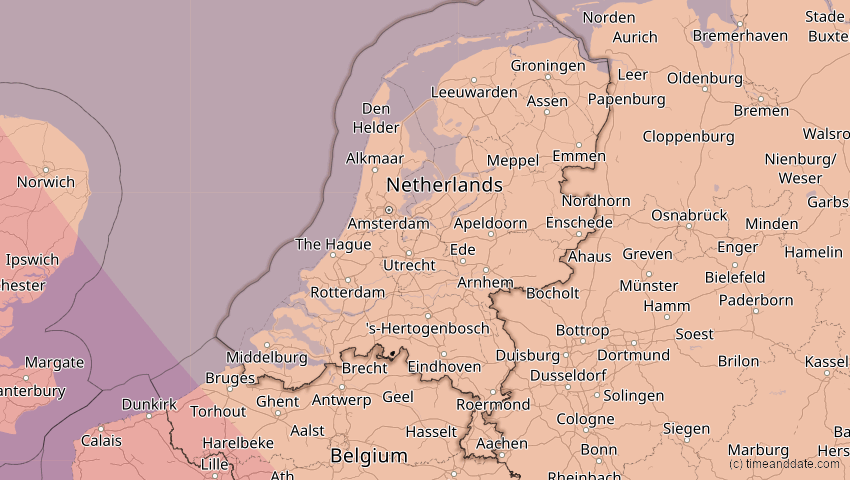 Aug 12 2026 Partial Solar Eclipse In The Netherlands Nl 