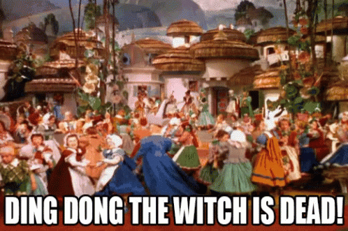 While the 1939 film did not turn out to be a success when it first came to the theaters, it eventually became a beloved classic and the source of many quotes in pop cult. Ding Dong The Witch Is Dead Gifs Tenor