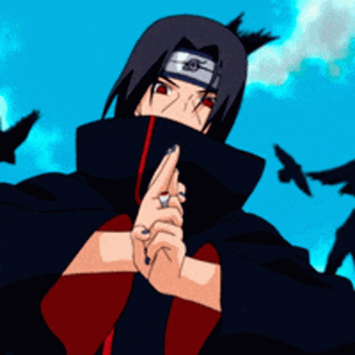 wallpapers Itachi Crows Pfp https tenor com view itachi uchia crows gif 21272742