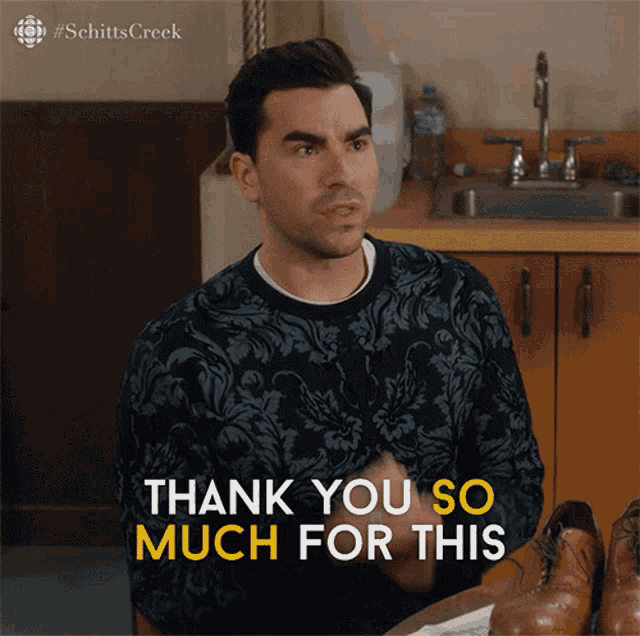 picture David Rose Gif Thank You tenor