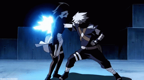 wallpapers Lightning Blade Kakashi Chidori Gif tenor