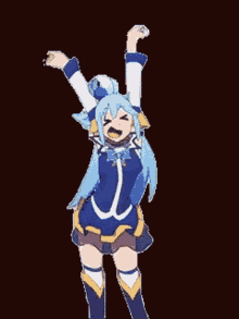 pics Konosuba Dance Gif Transparent aqua anime gifs tenor