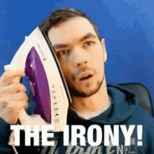 wallpapers Oh The Irony Meme tenor